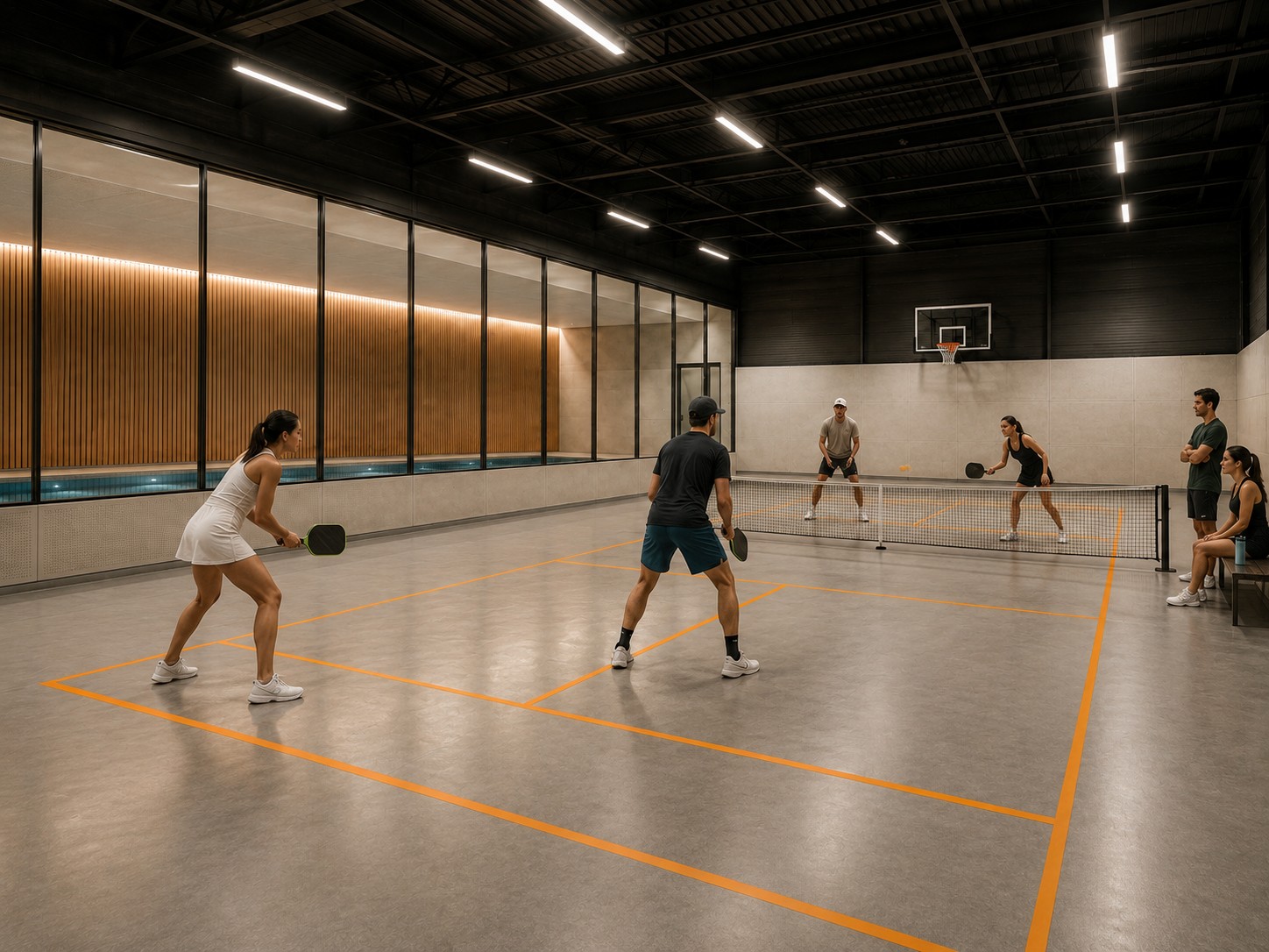 The padel court