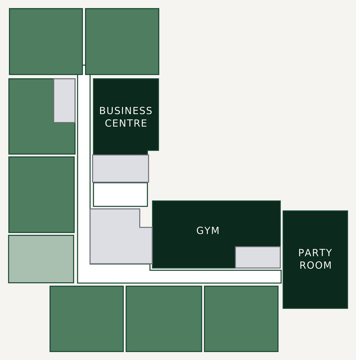 Amenity floor plan