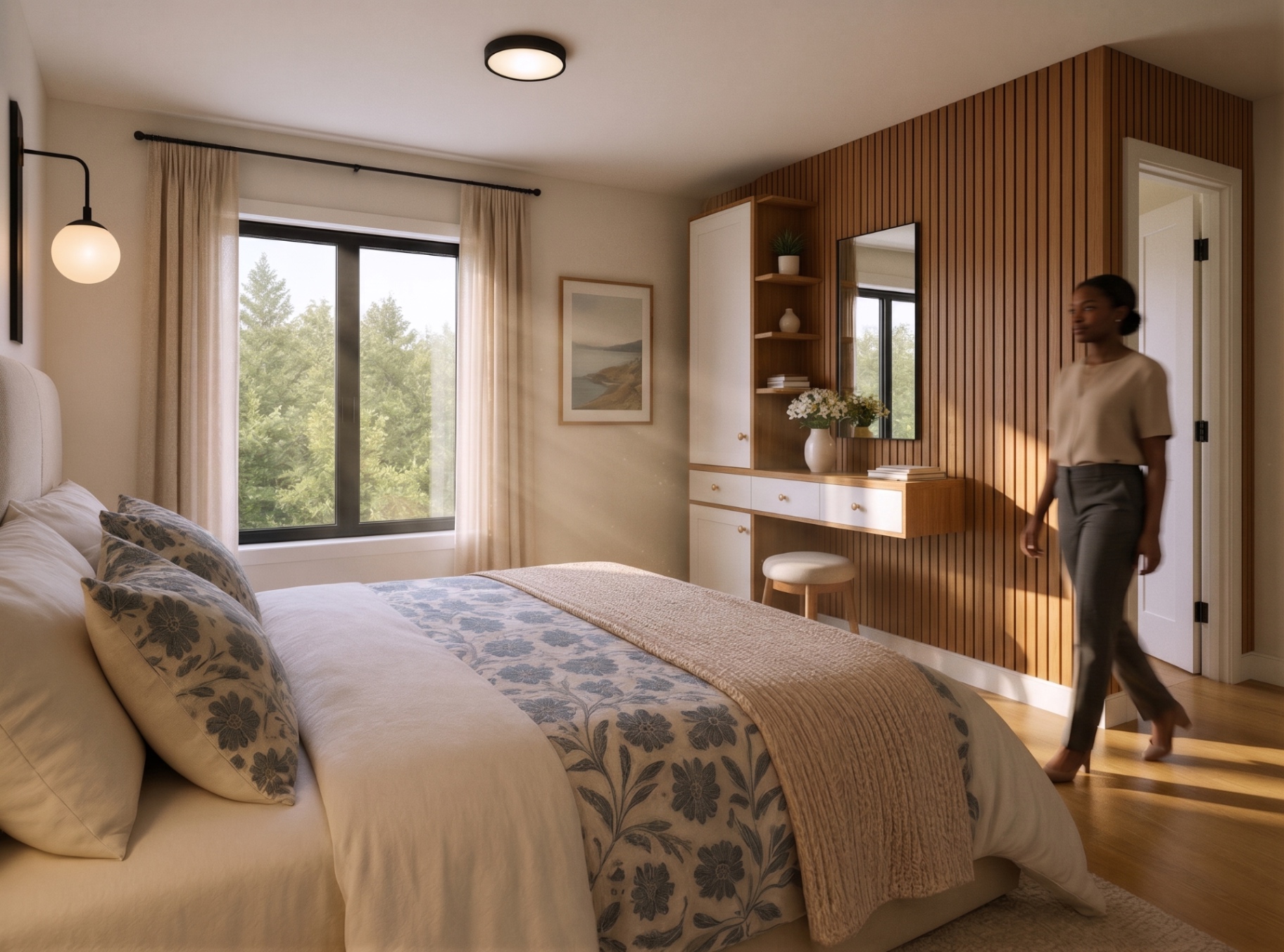 The principal bedroom